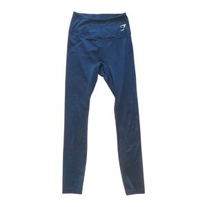 Gymshark Training Leggings High Rise Navy Blue Women’s Small B1A1T-UBCY